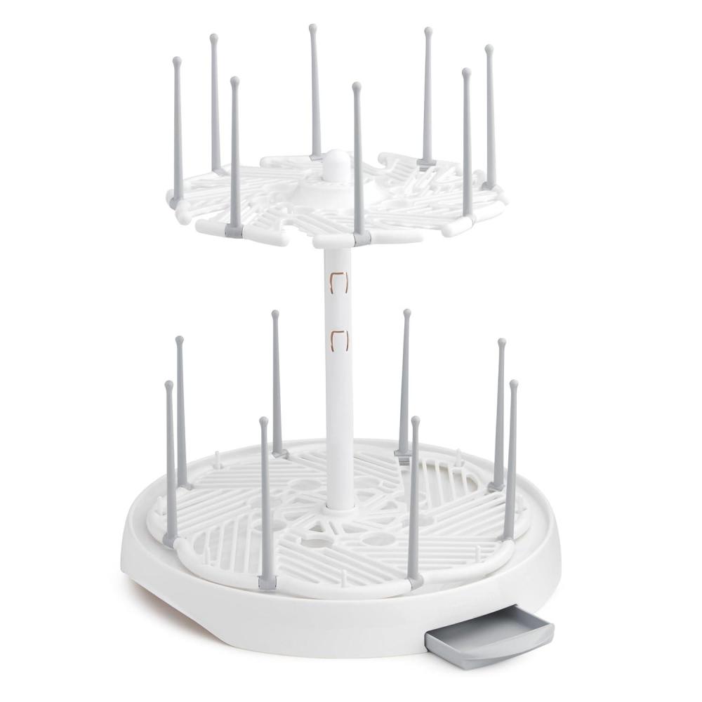 imageMunchkin High Capacity Drying Rack for Baby Bottles and Accessories White1 Count Pack of 1