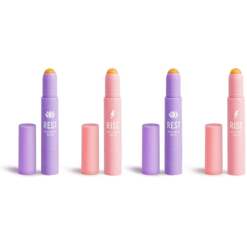 imageMunchkin Milkmakers Rest  Rise Pregnancy Wellness Balms with Essential Oils and Aromatherapy2 Count Pack of 2