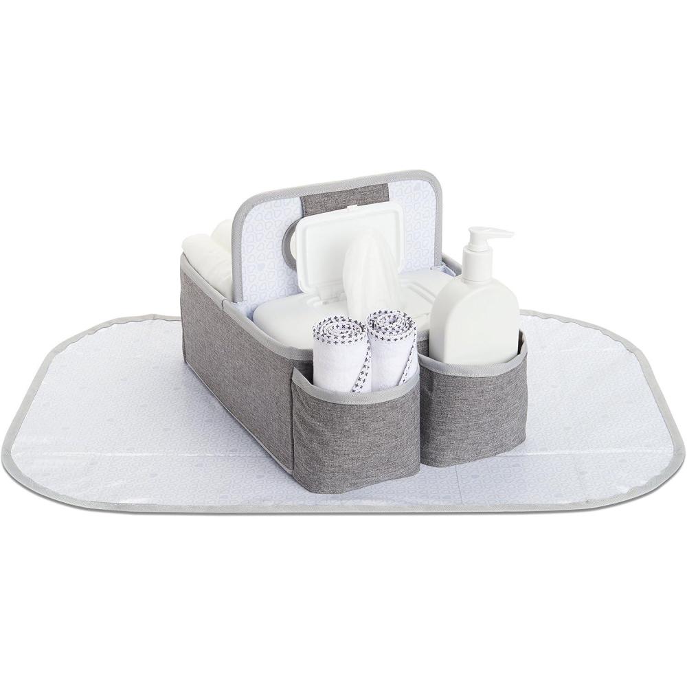 imageMunchkin Portable Diaper Caddy Organizer Grey1 Count Pack of 1