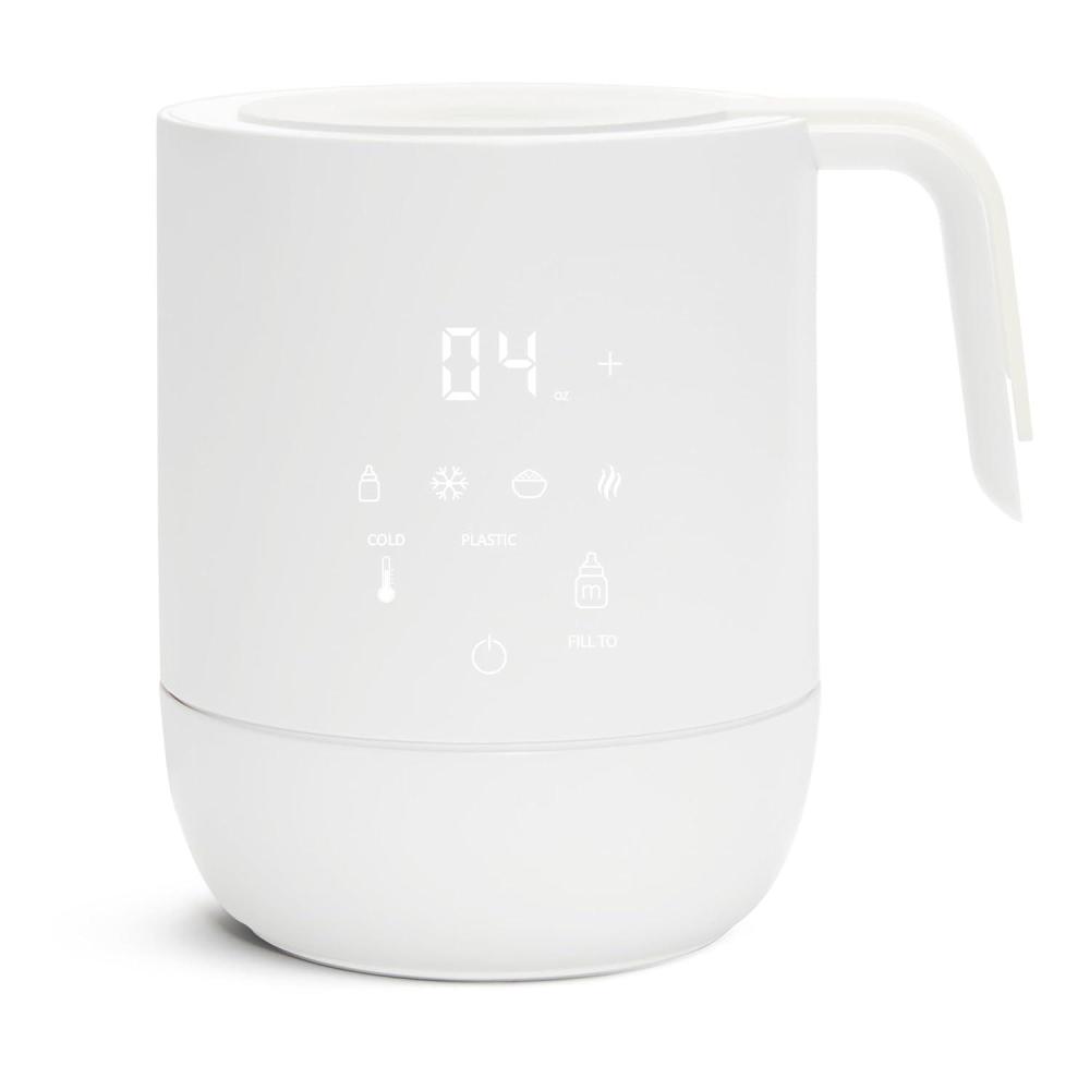 imageMunchkin Precision Baby Bottle Warmer for Breastmilk Formula Food Jars and Sterilizing Small Parts  Compatible with All Bottle Brands Glass Silicone ampamp Plastic Digital Display White PluginBottle Warmer