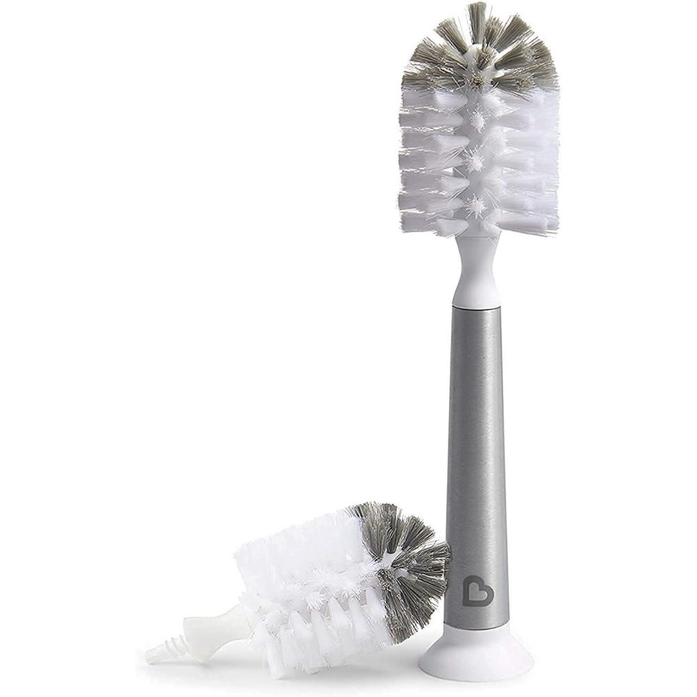 imageMunchkin Shine Stainless Steel Bottle Brush and Refill Brush Head110g