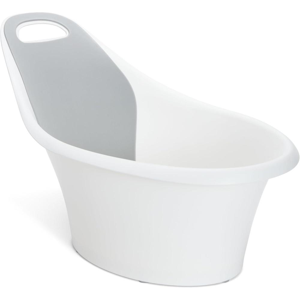 imageMunchkin Sit ampamp Soak Baby Bath Tub 012 Months White 25 x 1625 x 15 InchCompact