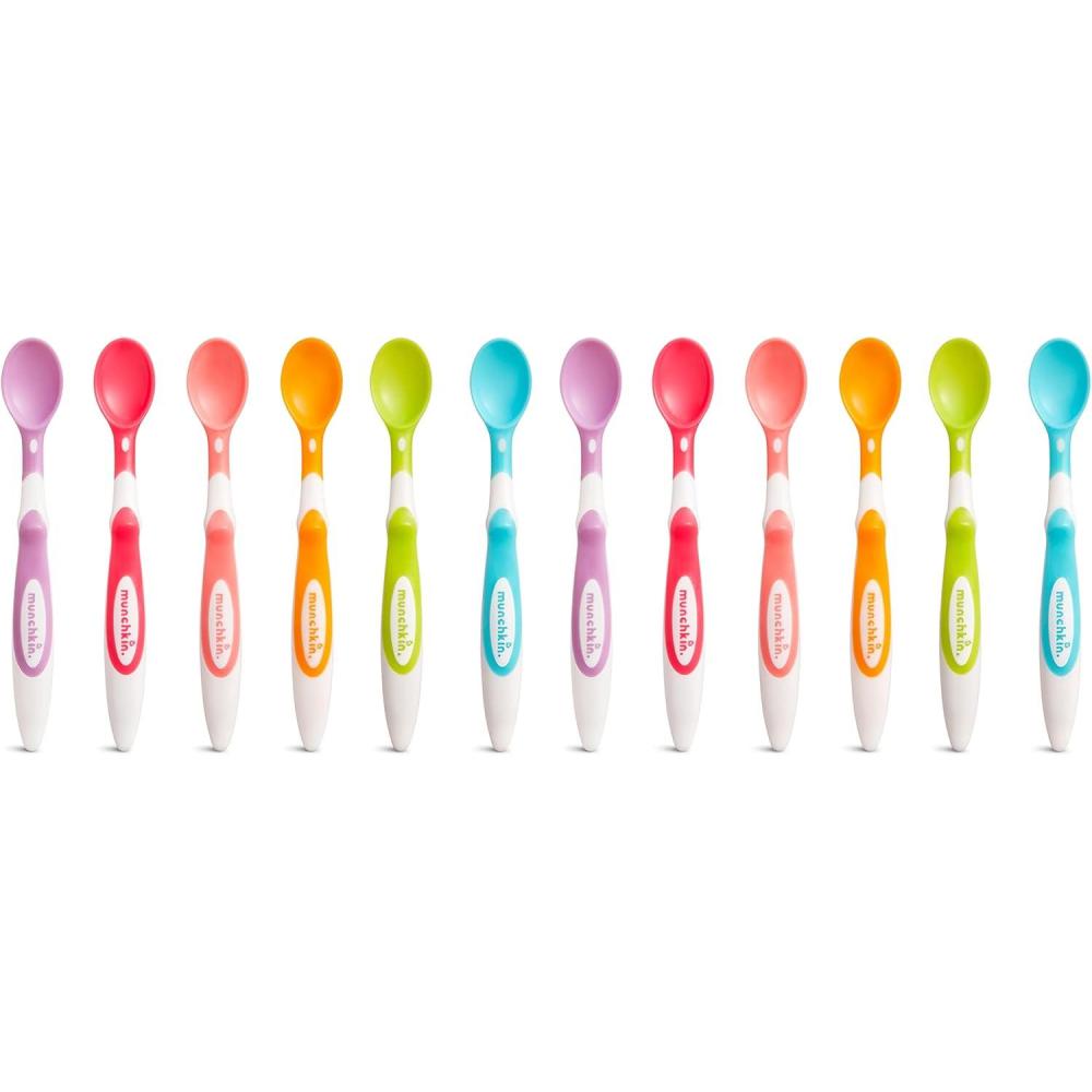 imageMunchkin Soft Tip Baby Spoons BPA Free 12 Pack12 Count