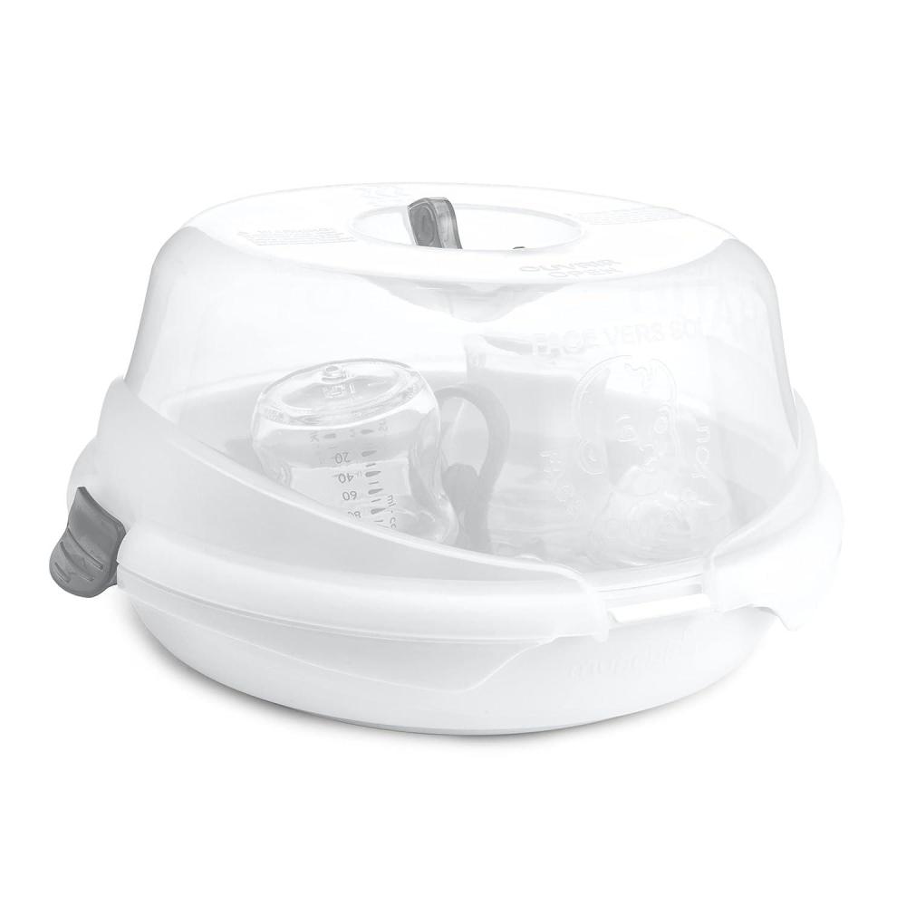 imageMunchkin Steam Microwave Bottle Sterilizer White125x113x67 Inch Pack of 1