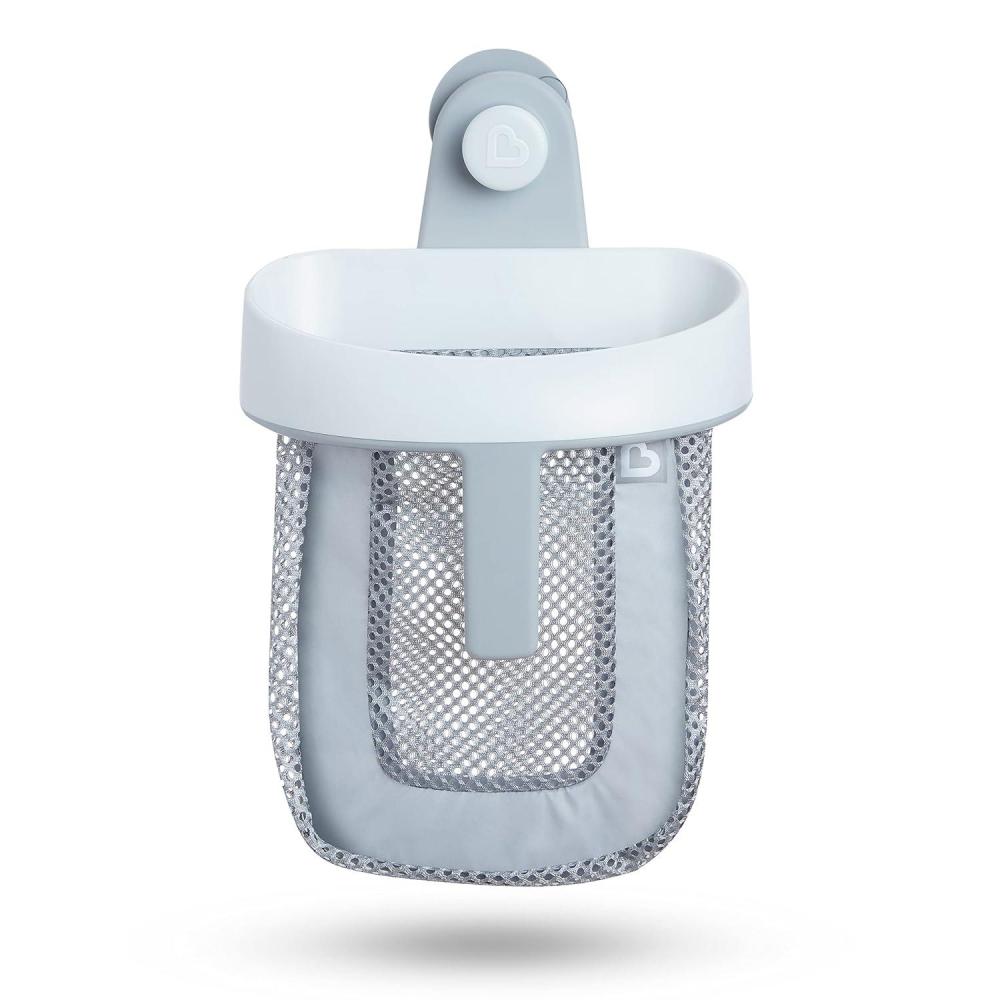 imageMunchkin Super Scoop Hanging Bath Toy Storage with Quick Drying Mesh GreyStandard