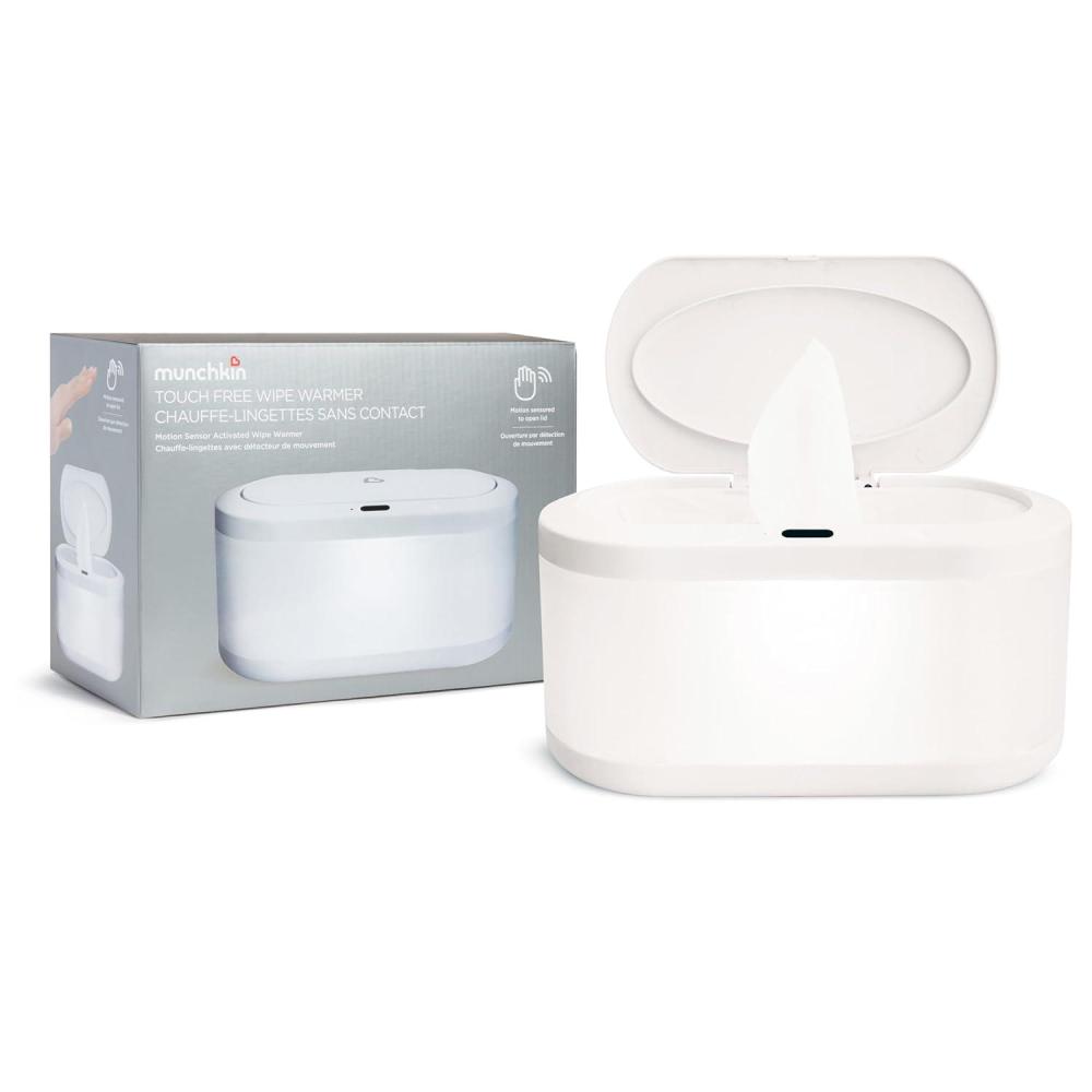 imageMunchkin Touch Free Baby Wipe Warmer with Nightlight ampamp Motion Sensor White