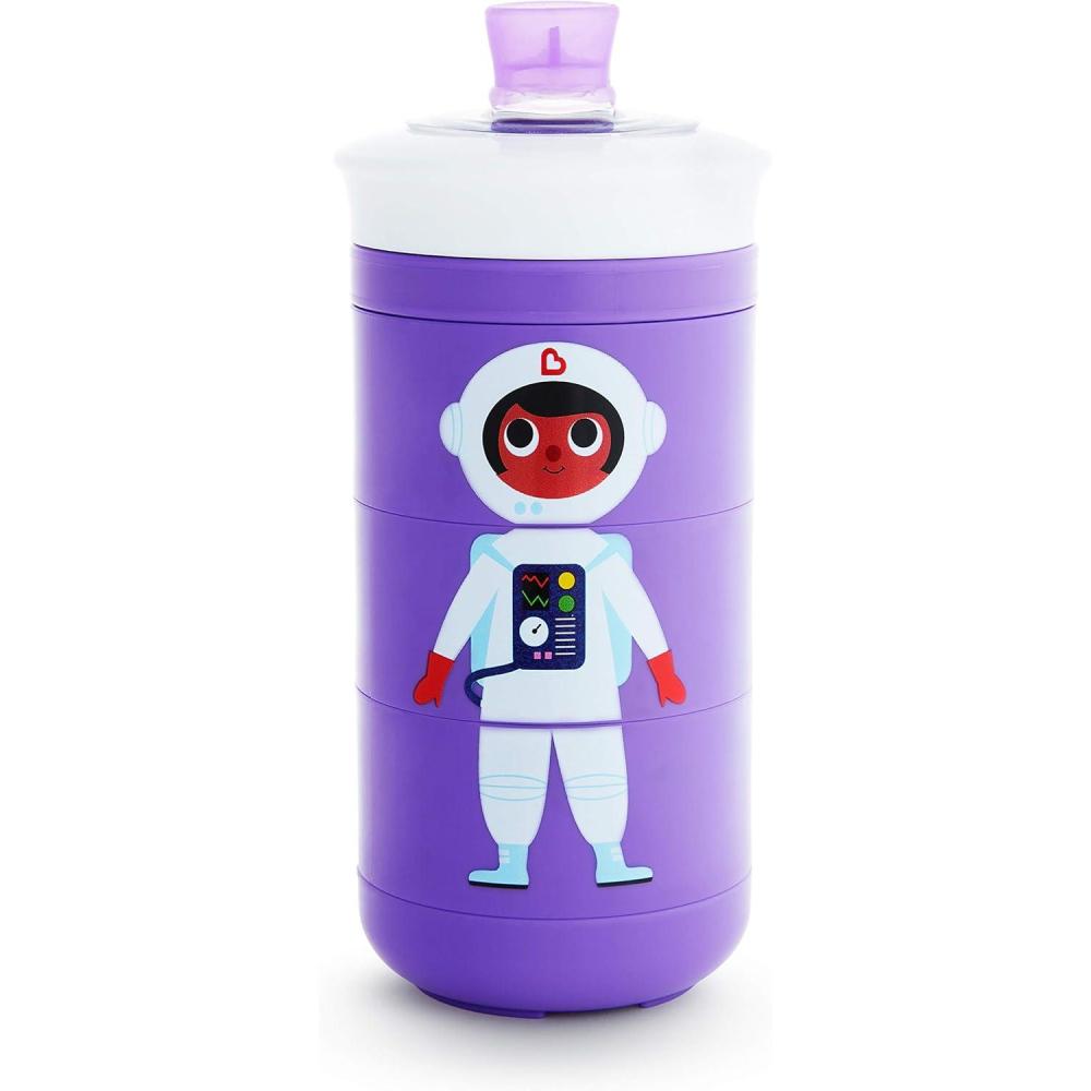 imageMunchkin Twisty Mix ampamp Match Character Sippy Cup 9 Oz BluePurple Characters