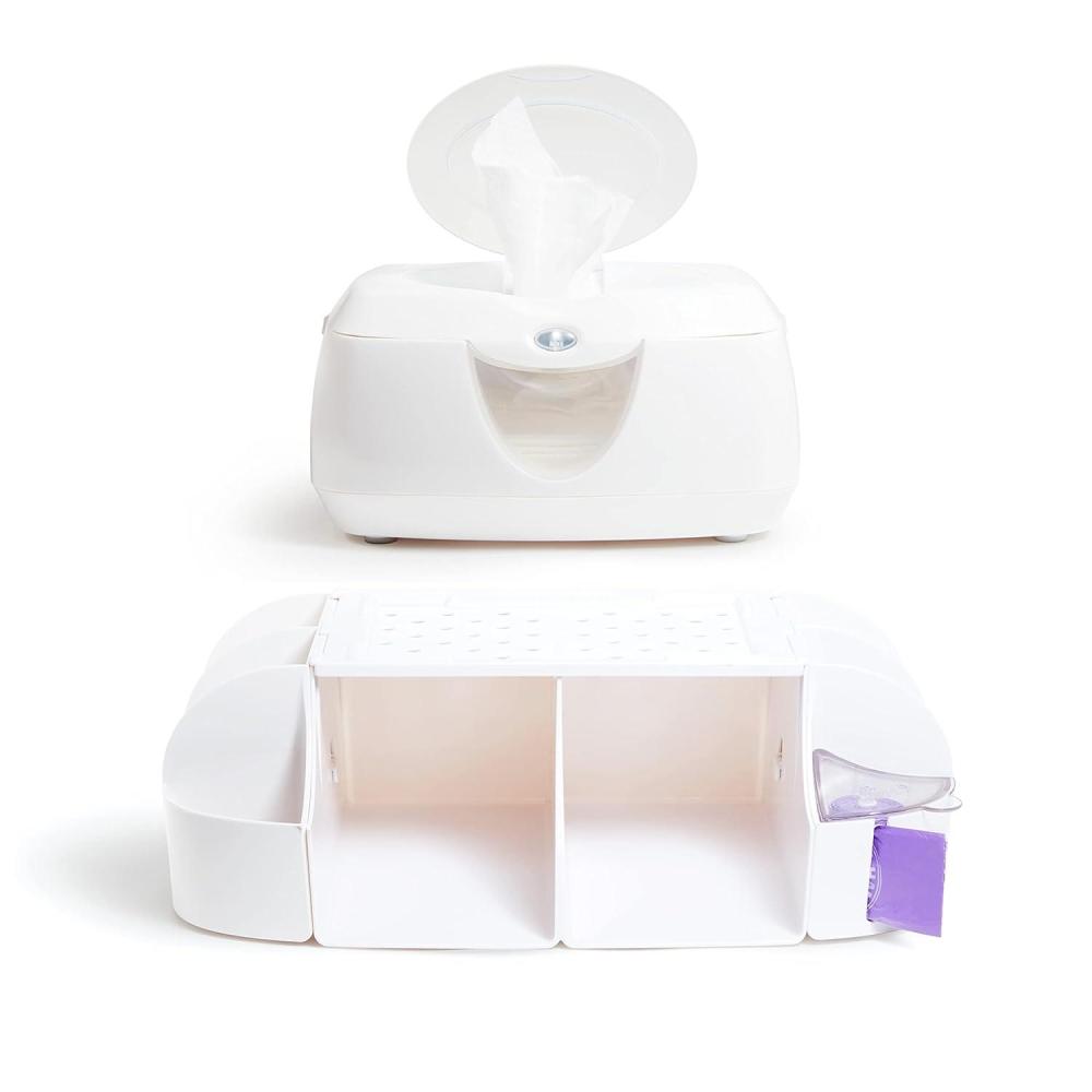 imageMunchkin Warm Glow Baby Wipe Warmer and Diaper Change Organizer with StorageWipe Warmer  Organizer
