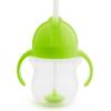 imageMunchkin Any Angle Sippy Cups for Toddlers Spill Proof Weighted Straw Cup with Transition Handles for Babies 6 Months and Up 7 Ounce 2 Pack BlueGreen