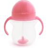 imageMunchkin Any Angle Sippy Cups for Toddlers Spill Proof Weighted Straw Cup with Transition Handles for Babies 6 Months and Up 7 Ounce 2 Pack BluePink