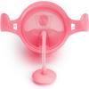 imageMunchkin Any Angle Sippy Cups for Toddlers Spill Proof Weighted Straw Cup with Transition Handles for Babies 6 Months and Up 7 Ounce 2 Pack BluePink
