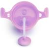 imageMunchkin Any Angle Sippy Cups for Toddlers Spill Proof Weighted Straw Cup with Transition Handles for Babies 6 Months and Up 7 Ounce 2 Pack PinkPurplePurple