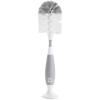 imageMunchkin Baby Bottle ampamp Small Parts Cleaning Set Includes High Capacity Dishwasher Basket ampamp Bristle Bottle Brush Grey3 Piece Set