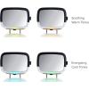 imageMunchkin Baby Car Mirror for Rear Facing Car Seats Night Light LED Pivot 360 Baby inSight Adjustable Auto Mirror BlackCar Mirror