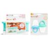 imageMunchkin Baby Feeders for Fresh Food and Fruit and Silicone Baby Food Freezer Tray BlueMintFreezer Tray  Silicone Feeders