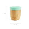 imageMunchkin Bambou 5oz Open Training Cup for Babies and Toddlers NonToxic Bamboo and FoodGrade Silicone51 Ounces
