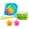 imageMunchkin Bath Beats Bath Toy Musical Set Includes Xylophone Bath Drum ampamp Shakers Fun for Babies Toddlers and Kids5 Piece Set