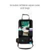 imageMunchkin Brica Car Backseat Organizer with Tablet Holder and Wipes Case Black
