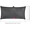 imageMunchkin Brica Magnetic Stretch to Fit Sun Shade Black 2 Pack1 Count Pack of 1