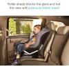 imageMunchkin Brica Sun Safety Car Window Shade with Heat Alert Helps Block UVAUVB Rays 2 Pack BlackCar Window Roller Shade