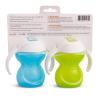 imageMunchkin Click Lock Bite Proof Trainer Cup 7 Ounce 2 Pack BluePurpleBlueGreen