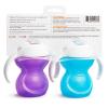 imageMunchkin Click Lock Bite Proof Trainer Cup 7 Ounce 2 Pack BluePurpleBluePurple
