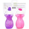 imageMunchkin Click Lock Flip Straw Toddler Sippy Cup 9 Ounce 2 Pack PinkPurple9 Ounces