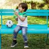imageMunchkin Flip ampamp Go Toddler Sippy Cup with Straw 12 Ounce Ultra Durable Tritan Material PurpleGreen
