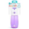 imageMunchkin Flip ampamp Go Toddler Sippy Cup with Straw 12 Ounce Ultra Durable Tritan Material PurplePurple