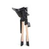 imageMunchkin Float Baby High Chair Foldable and Easy to Clean for Babies and Toddlers White with Wooden LegsBlack