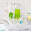 imageMunchkin Fold Baby Bottle Drying Rack  Compact Design Folds Flat for Easy Storage WhiteGrey3 Piece Set