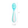 imageMunchkin Gentle Dip Baby Spoons for Self Feeding and Baby Led Weaning 3 Pack PinkPurpleBlueGreen