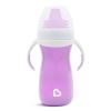 imageMunchkin Gentle Transition Sippy Cup with Trainer Handles 10 Ounce BluePinkPurple