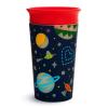 imageMunchkin Glow in The Dark Toddler Sippy Cup with Miracle 360 Spoutless Spill Proof Drinking Edge 9 Ounce Camping YellowAstronaut