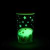 imageMunchkin Glow in The Dark Toddler Sippy Cup with Miracle 360 Spoutless Spill Proof Drinking Edge 9 Ounce Camping YellowCamping