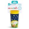 imageMunchkin Glow in The Dark Toddler Sippy Cup with Miracle 360 Spoutless Spill Proof Drinking Edge 9 Ounce Camping YellowCamping