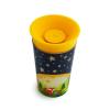 imageMunchkin Glow in The Dark Toddler Sippy Cup with Miracle 360 Spoutless Spill Proof Drinking Edge 9 Ounce Camping YellowMulticolor