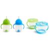 imageMunchkin Happy Snacker Toddler Cups and Snack Containers  7oz Any Angle Weighted Straw Trainer Cup and 9oz Snack Catchers PurplePinkBlueGreen