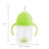 imageMunchkin Happy Snacker Toddler Cups and Snack Containers  7oz Any Angle Weighted Straw Trainer Cup and 9oz Snack Catchers PurplePinkGreenBlue