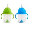 imageMunchkin Happy Snacker Toddler Cups and Snack Containers  7oz Any Angle Weighted Straw Trainer Cup and 9oz Snack Catchers PurplePinkGreenBlue