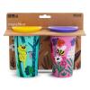 imageMunchkin Miracle 360 WildLove Sippy Cup 9 Oz 2 Pack BeeLemur9 Ounces