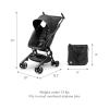imageMunchkin Night Owl Lightweight Travel Stroller with Wheel Lights Ultra Compact Baby Stroller for Everyday Travel and Easy Storage Essential Gear for Babies ampamp Toddlers BlackStroller
