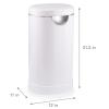 imageMunchkin PAIL Diaper Pail Starter Set Powered by Arm ampamp Hammer and Touch Free Baby Wipe Warmer