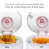 imageMunchkin STEP Diaper Pail Powered by Arm ampamp Hammer 1 in Odor Control AwardWinning Includes 1 Snap Seal ampamp Toss Bag 1 Starter Refill Ring and 1 PUCK Baking Soda CartridgeDiaper Pail
