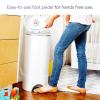 imageMunchkin STEP Diaper Pail Powered by Arm ampamp Hammer 1 in Odor Control AwardWinning Includes 1 Snap Seal ampamp Toss Bag 1 Starter Refill Ring and 1 PUCK Baking Soda CartridgeDiaper Pail