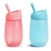 imageMunchkin Simple Clean Toddler Sippy Cup with Easy Clean Straw 10 Ounce 2 Pack PinkBlue2 Count Pack of 1