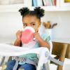 imageMunchkin Sippy Cup for 6 Month Old and Up Spill Proof Miracle 360 Toddler Cups with Straw and Open Sipper Lids 7 Ounce 5pc PinkPurple