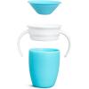imageMunchkin Sippy Cup for 6 Month Old and Up Spill Proof Miracle 360 Toddler Cups with Transition Handles 7 Ounce 2 Pack BlueGreenBlue
