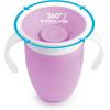 imageMunchkin Sippy Cup for 6 Month Old and Up Spill Proof Miracle 360 Toddler Cups with Transition Handles 7 Ounce 2 Pack PinkPurple7 Ounces