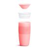 imageMunchkin Sippy Cup for Toddlers Miracle 360 Cup with Straw and Open Sipper Lid Grow with Me Kit 14 Ounce 14 Ounce Pink